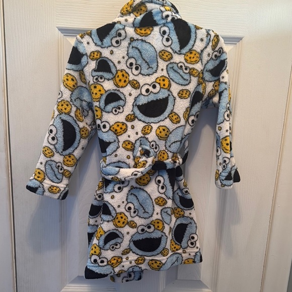 Cookie Monster Kids' Robe - Picture 3 of 4